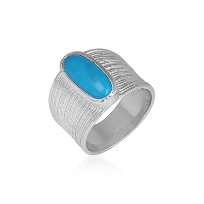 Chunky Boho Statement Men's Ring in Elegant 925 Silver Fine Jewellery Distributor 