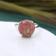 Elegant Rhodochrosite 925 Sterling Silver Ring Fine Jewelry For Girls US 8 | Akrati Jewels Inc