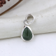 Natural Green Tourmaline Dainty Pendant in 925 Sterling Silver | Akrati Jewels Inc
