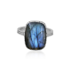 925 Sterling Silver Natural Gemstone Chunky Boho Simple Ring Jewellery Wholesaler  | Akrati Jewels Inc