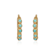 Gold Plated Over 925 Sterling Silver Minimalist Hug Earring Jewelry Wholesaler Supplier | Akrati Jewels Inc
