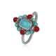 925 Sterling Silver Multi Stone Twist Band Ring Fine Jewelry Distributor | Akrati Jewels Inc