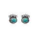 925 Sterling Silver Genuine Gemstone Stud Ron Weasley Taos Earrings Fine Jewelry Wholesaler Supplier | Akrati Jewels Inc