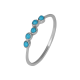 925 Sterling Silver Wave Minimalistic Delicate Band Ring Jewelry Wholesaler | Akrati Jewels Inc