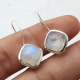 Cushion Moonstone Silver Earring Handmade Jewelery Supplier | Akrati Jewels Inc