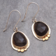 Smoky Quartz Gemstone Sterling Silver Earring | Akrati Jewels Inc