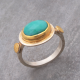 Chrysoprase Gemstone Sterling Silver Ring Jewelry | Akrati Jewels Inc