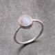 Exclusive Moonstone Sterling Silver Ring | Akrati Jewels Inc