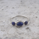 Minimalist Sterling Silver Lapis Lazuli Ring Gemstone Jewelery suppliers | Akrati Jewels Inc