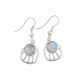 Moonstone Sterling Silver Earring | Akrati Jewels Inc