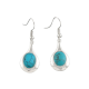 Turquoise Drop Earrings | Akrati Jewels Inc