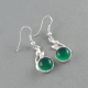 Green Onyx Gemstone Silver Earring Wholesale Jewelry Supplier | Akrati Jewels Inc