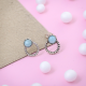 Larimar Gemstone 925 Sterling Stud Earring | Akrati Jewels Inc