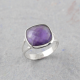 Sterling Silver Amethyst Ring Gemstone Jewelery Suppliers | Akrati Jewels Inc