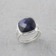 Gold Stone Sterling Silver Ring Online Silver Jewelery | Akrati Jewels Inc