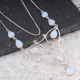 Moonstone Silver Necklace Wholesale Jewelry | Akrati Jewels Inc
