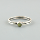 Peridot Gemstone Silver Ring | Akrati Jewels Inc