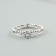 Faceted Blue Topaz 925 Sterling Silver Wholesale Ring | Akrati Jewels Inc