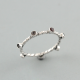 7 Smoky Quartz Stone Twisted Wire Ring Online Wholesale Jewelry | Akrati Jewels Inc