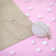 Rhodochrosite Sterling Silver Rough Gemstone Dainty Necklace | Akrati Jewels Inc