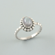 Labradorite Gemstone Rawa Work Handmade Ring | Akrati Jewels Inc