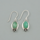 Chrysoprase Sterling Silver Earring Wholesale Gemstone Jewelery | Akrati Jewels Inc