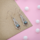 Labradorite Gemstone Sterling Silver Earring Wholesale Silver Jewelery | Akrati Jewels Inc