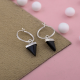 Black Onyx Silver Earring Women Jewelery Wholesale | Akrati Jewels Inc