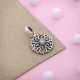 Larimar Gemstone Sterling Silver Pendant Jewelry | Akrati Jewels Inc