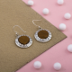 Tiger's Eye Sterling Silver Earring Fine Jewelry | Akrati Jewels Inc