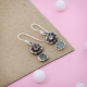 Star Collection Aquamarine Silver Earring Jewelry | Akrati Jewels Inc