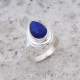 Sterling Silver Lapis Lazuli Gemstone Ring | Akrati Jewels Inc