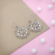 Exclusive Prehnite Gemstone Silver Earring Handmade Jewelery Suppliers | Akrati Jewels Inc