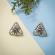 Iolite Gemstone Silver Earring Stud Online Gemstone Jewelery | Akrati Jewels Inc