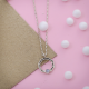 Moonstone Sterling Silver Dainty Necklace | Akrati Jewels Inc