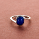 Lapis Lazuli 925 sterling silver ring | Akrati Jewels Inc