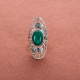South West Malachite Sterling Silver Ring | Akrati Jewels Inc