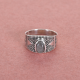 Antique Look Sterling Silver Labradorite Ring | Akrati Jewels Inc