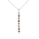 Multi Gemstone 925 Sterling Silver Chakra Pendant Necklace Jewelry | Akrati Jewels Inc