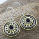 Black Onyx Sterling Silver Earring Jewelry | Akrati Jewels Inc