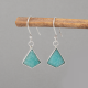 Amazonite gemstone earring in sterling silver wholesale jewelry | Akrati Jewels Inc