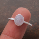 Exclusive Moonstone Sterling Silver Ring | Akrati Jewels Inc