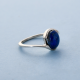 Lapis Lazuli 925 sterling silver ring | Akrati Jewels Inc