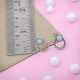 Larimar Gemstone 925 Sterling Stud Earring | Akrati Jewels Inc
