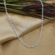 Pure 925 Sterling Silver Figaro Chain Fine Jewelry Manufacturer 3.1 MM | Akrati Jewels Inc