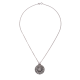 Moonstone Cabochon Pendant Sterling Silver  | Akrati Jewels Inc