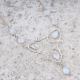 Moonstone Silver Necklace Wholesale Jewelry | Akrati Jewels Inc
