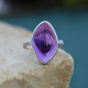 925 Sterling Silver Amethyst Twisted Band Ring | Akrati Jewels Inc