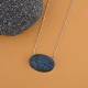 Handmade Flower Carving Natural Oval Shape Labradorite Sterling Silver Pendant Necklace   | Akrati Jewels Inc