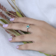Sterling Silver North Star Handmade Oval Gemstone Band Ring Bulk Jewellery Wholesaler | Akrati Jewels Inc
